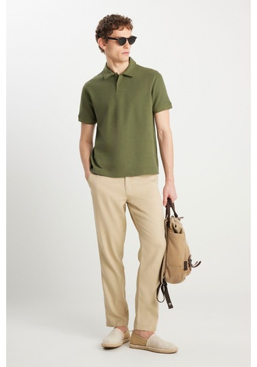 Wrangler Erkek Regular Fit Polo Yeşil Erkek Kısa Kol T-shirt 000000000102265413 Yeşil