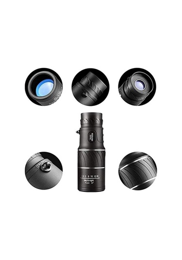 Monoküler Teleskop Yüksek Güçlü Teleskoplar, 16 X 52 Monoküler Kompakt Kapsam