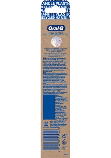 Oral-B Pro-Expert Ekstra Temizlik Çevre Dostu Serisi Diş Fırçası 