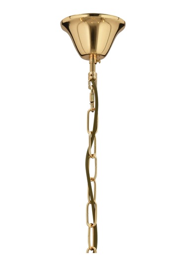 Lampaluce Klasik Metal Altın Renk Avize 10'lu 70cm Altın
