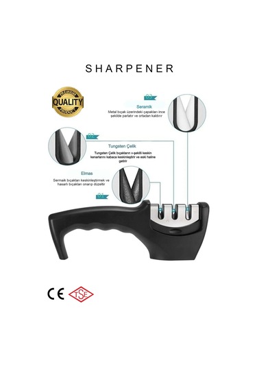 Profesyonel Bıçak Bileyici Sm-015 Asorti