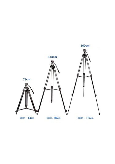 Jieyang Jy0508A Hidrolik Çantalı Video Tripod