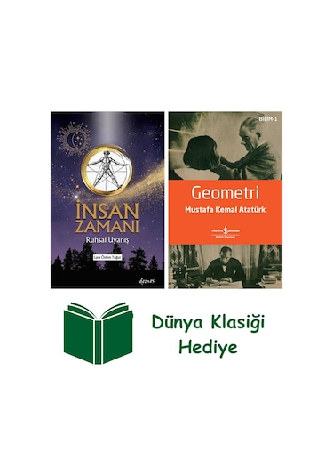 İnsan Zamanı - Ruhsal Uyanış + Geometri + Dünya Klasiği Hediye