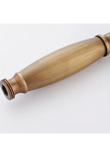 Fastbuy Antika Bronz Avrupa Banyo Duş Seti, 3 Parçalı, Taşınabilir Hortum Ve Başlık Braket