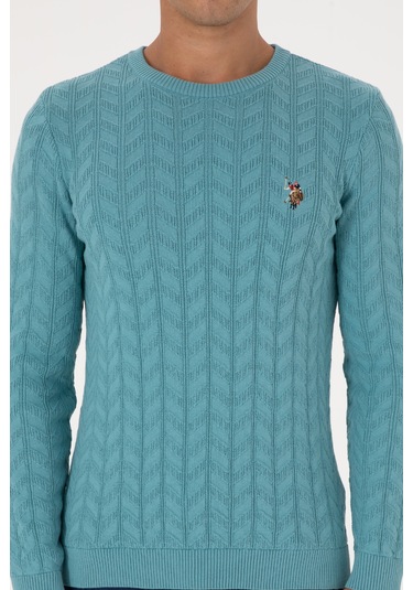 U.s. Polo Assn. Erkek Koyu Mint Kazak /triko 50307836-vr152 Koyu Mınt