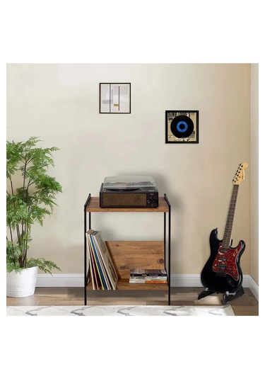 Plak Ve Pikap Sehpası Atlantik Çam