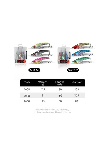 Kingdom 4008 Yapay Titreşimli Balık Yemi 3lü Paket - Set2, 11g