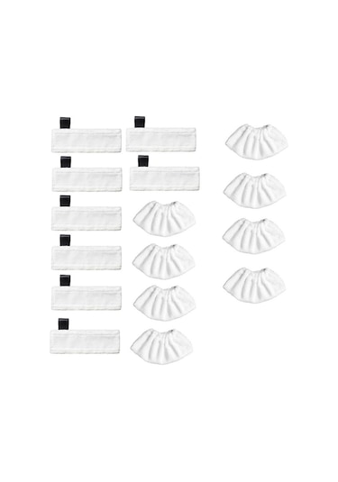 Karcher Sc2 Sc3 Sc5 Buharlı Temizleyici Paspas Bezi 16 Parçalı Set İçin Uygundur Aksesuar Seti