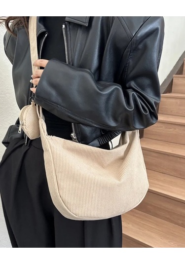 Ruscelli Gençler İçin Omuz Çantası 332762836 Bej