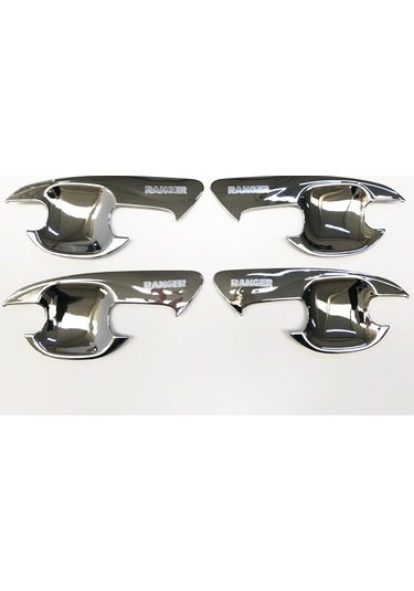 Ford Ranger 2015 Sonrası Nikelaj Kapı Kolu Iç Kaplama 4 Parça