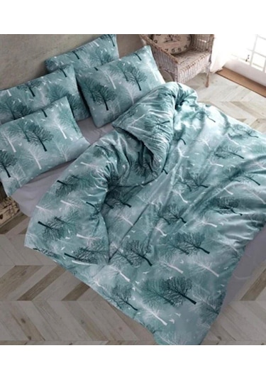 Tek Kişilik Premium Ranforce Yumuşak Dokulu Lastikli Çarşaf Takımı Sarı Zikzak