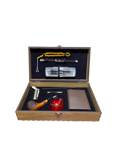 Pipsan Pipo Ahlat Ağacı Balsa Filitreli Çakmaklı Cüzdan Bileklik Tesbih Set 605738-509162