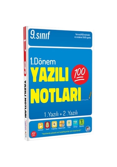 Tonguç 9. Sınıf 1. Dönem Yazılı Notları 1, Yazılı 2. Yazılı