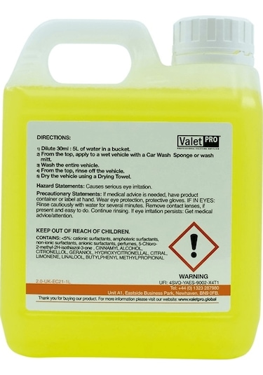 Valet Pro Advanced Poseidon - Cilalı Parlatıcı Şampuan 1lt