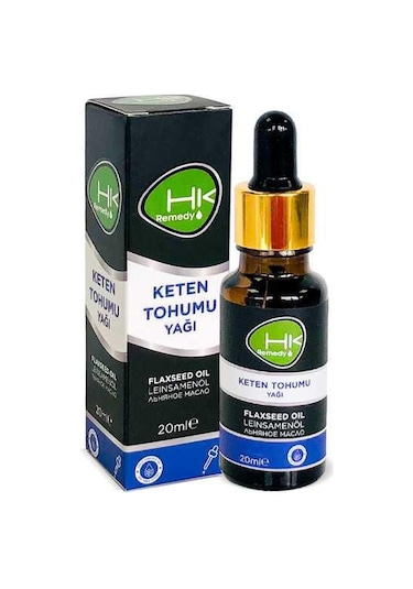 HK Remedy Keten Tohumu Yağı 20 ML