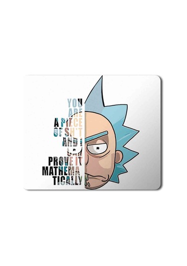 Rick And Morty Yazı Yüz Mouse Pad Mousepad