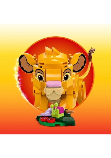 LEGO® Disney Yavru Aslan Kral Simba 43243 - 6+ Oyuncak Yapım Seti (222 Parça)