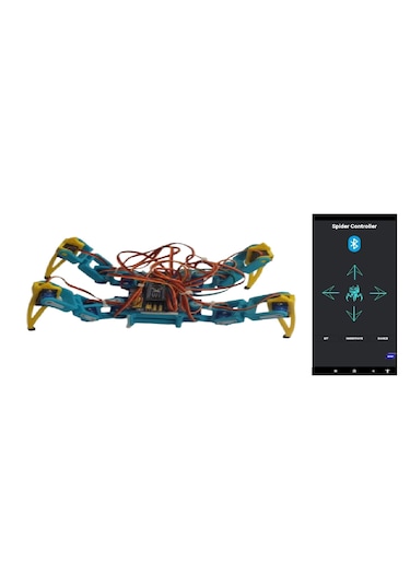 Arduino Örümcek Robot Seti (Demonte)