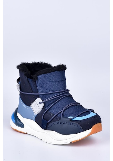Vicco 21K.368 Lacivert Kürklü Çocuk Bot Lacivert