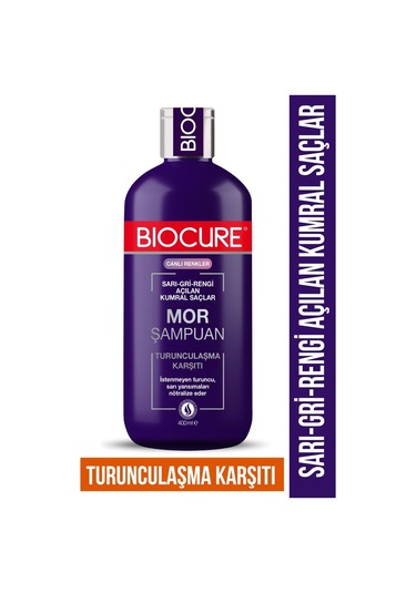Biocure Turunculaşma Karşıtı Mor Şampuan 400 ML