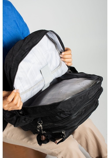 Ultra Hafif Çok Cepli Su Geçirmez Okul Çantası Laptop, Notebook, Okul, Spor, Seyahat Siyah Tyc2a700f3b9270606-4 Siyah