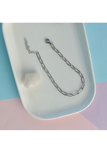 Çelik Bileklik Unisex Ataç Model Hediyelik Çelik Bileklik Altın