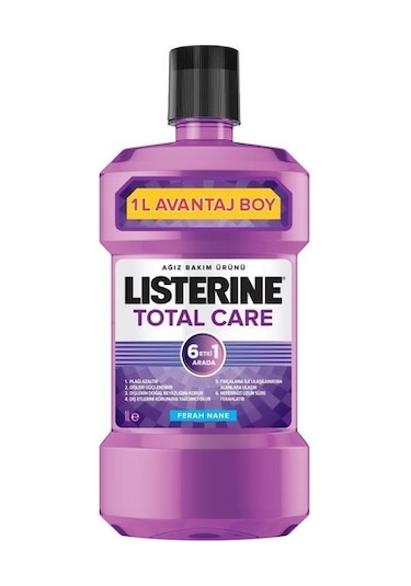 Listerine Ağız Bakım Suyu Total Care 1 L