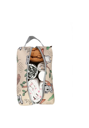 Kirli Temiz Islak Organizer Çantası Koala Bebek Çocuk Kıyafet Çamaşır Anne Makyaj Alezli Çanta