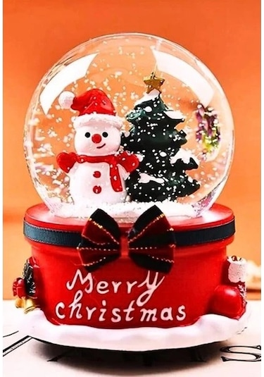 Yılbaşı Kardan Adam Işıklı Müzikli Kar Püskürtmeli Yeni Yıl Kardan Adam Temalı Kar Küresi 15 Cm Mega Boy Işıklı Müzikli Kar Püskürtmeli Hediye 01