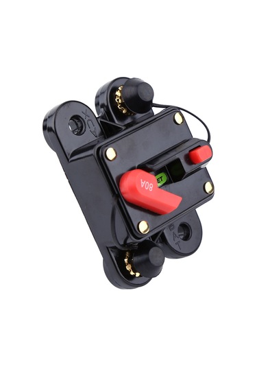 Xiyyadms 12v Otomobil Devre Kesici - 150a Yeniden Kurulan Sigorta Kutusu, Akım Aşımı Koruma, Kolay Kullanım Anahtarlı, Alüminyum Alaşımlı Diğer