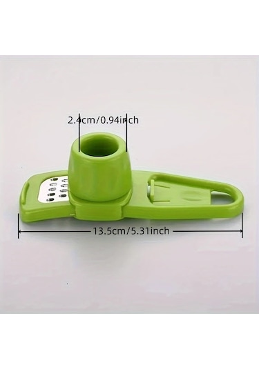 Primepickings Yeşil Manuel Sarımsak Presi Ve Öğütücü - Dayanıklı Plastik Mutfak Kıyıcı Yeşil