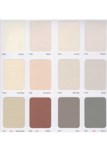 Dyo Beşyıldız Plastik İç Cephe Boyası 10 Kg Buz Gümüşü