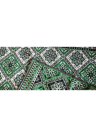 Algelsineve Makine Dokuması Çiçekli Desen 3 Mekik Kalın Kilim