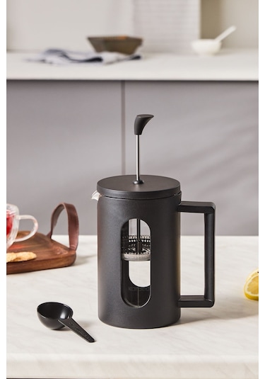 Karaca Leya Kaşık Hediyeli Borosilikat Cam French Press 800 ml