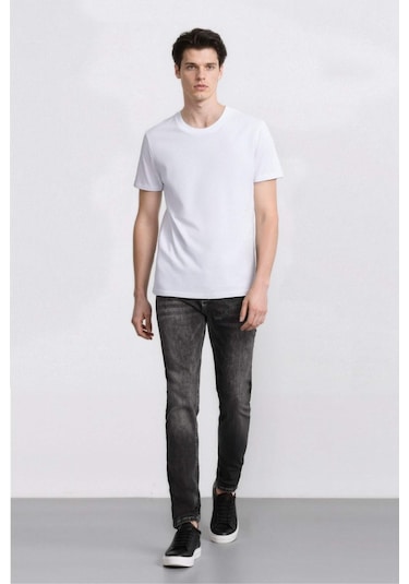 DeFacto Carlo Skinny Fit Ekstra Dar Kalıp Normal Bel Ekstra Dar Paça Jean Pantolon E3478AX25SPNM55 DeFacto Carlo Skinny Fit Ekstra Dar Kalıp Normal Bel Ekstra Dar Paça Jean Pantolon E3478AX25SPNM55