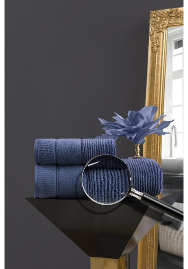 Varol Venedik Micro Cotton El Havlusu 50x90cm Mavi-50x90cm Mavi