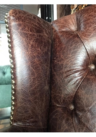 3Amobilyaa 3A Mobilya Hakiki Deri Crank Berjer