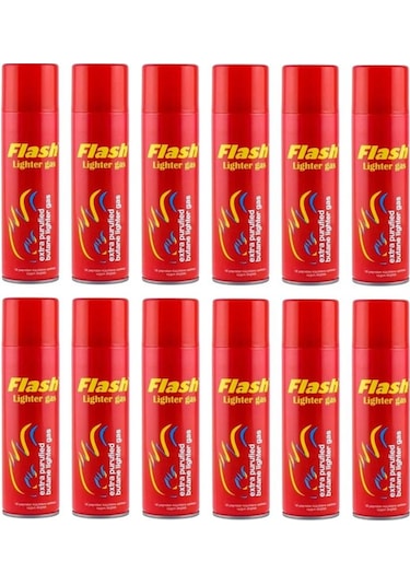 Flash Çakmak Gazı 270 Ml 12 Adet