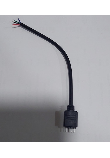 Rgb Şerit Led Soketli Kablo 4 Pin Erkek İğneli 10 Adet