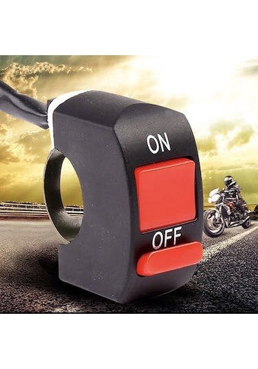 Gidon Bağlantılı Universal Motosiklet Açma Kapama Düğmesi