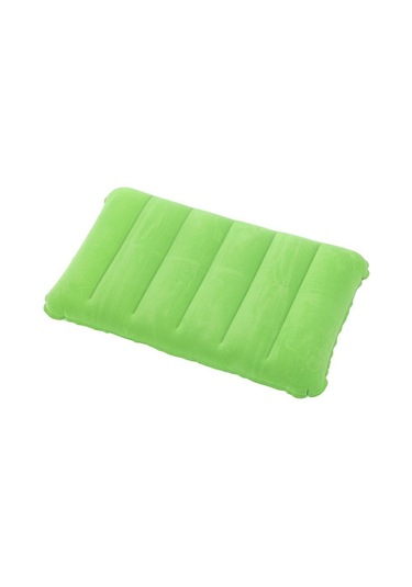 Yeşil Katlanır Yastık Açık Seyahat Uyku Yastığı Şişme Taşınabilir Dinlenme Yastığı Çok Renkli Yeşil