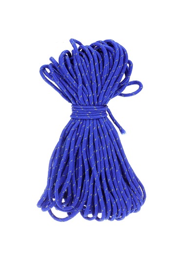 Xiyyadms 20m Yansıtıcı Kamp İpi, Parlak Ve Dayanıklı Çadır Bağı, Çeşitli Renk Seçenekleri Mavi