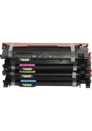 Premium® Samsung CLP365 Uyumlu 4 Renk Toner Seti