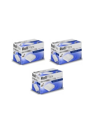 Roll Steril Gaz Kompres 7.5Cm X 7.5Cm 100'Lü 22 Tel 3 Kutu