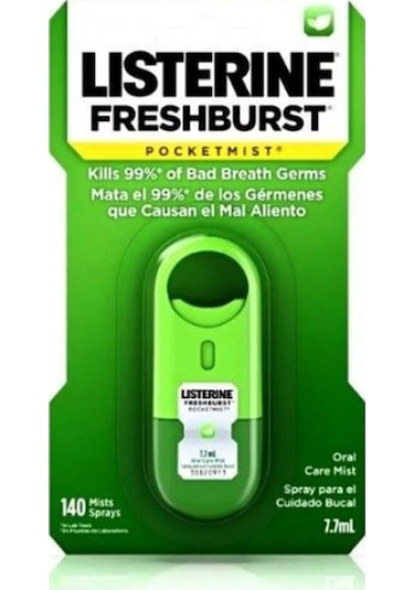 Listerine Fresh Burst Pocketmist 7.7 Ml Tekli Agiz Bakım Spreyi