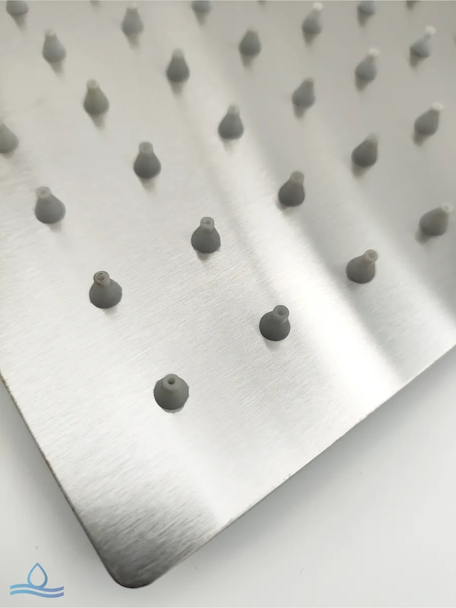 Santehvill' Paslanmaz Çelikten Üstten Tropikal Duş Başlığı 20 Cm 305705192 Saten