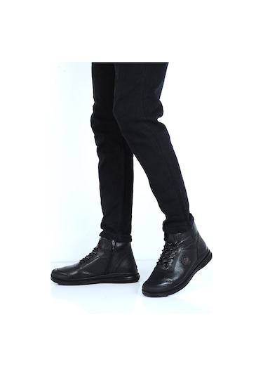 Tardelli 3746 Kauçuk Termal Kürklü Erkek Deri Bot 001