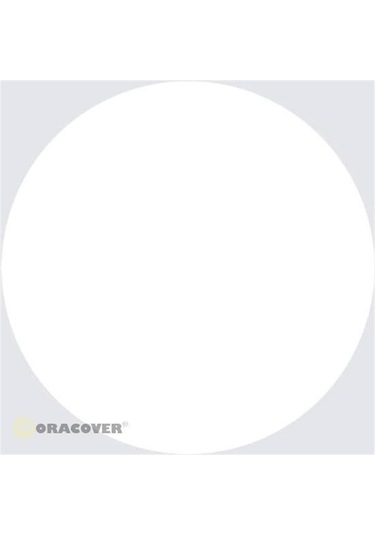 Oracover 21-010 Model Uçak Kaplama Filmi- Beyaz- 1 Metre