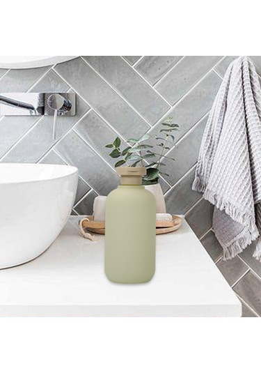 Suntek Kozmetik Makyaj Ambalaj Depolama Tutucu Kapları Yeşil-300ml Yeşil 300ml