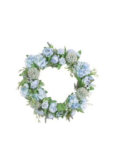 Wezone Yapay Çiçek Çelengi - Dış Mekan Dekorasyonu İçin Dayanıklı Ve Şık